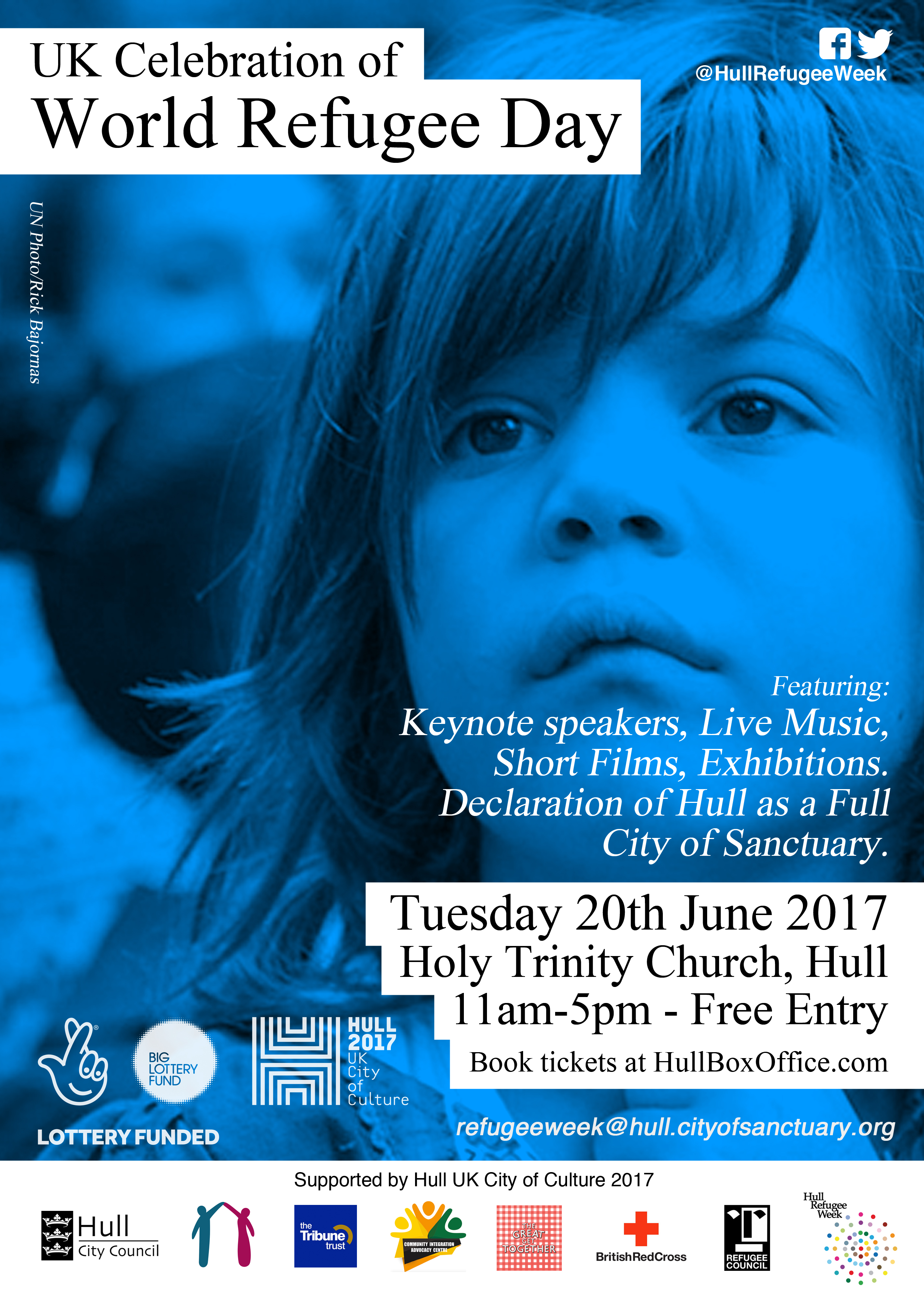 UK Celebration of World Refugee Day as part of the UK City of Culture