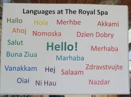 Languages at Spa
