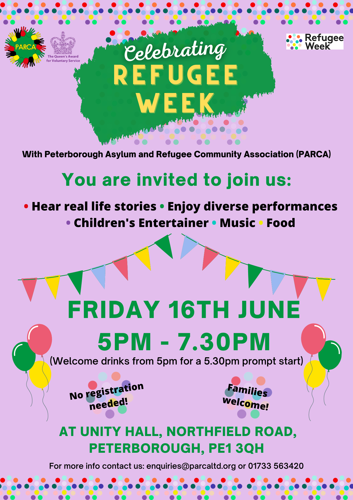 Celebrating Refugee Week with PARCA