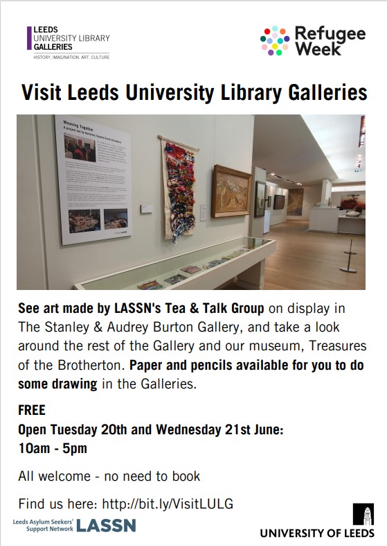 Leeds University Library Galleries visit