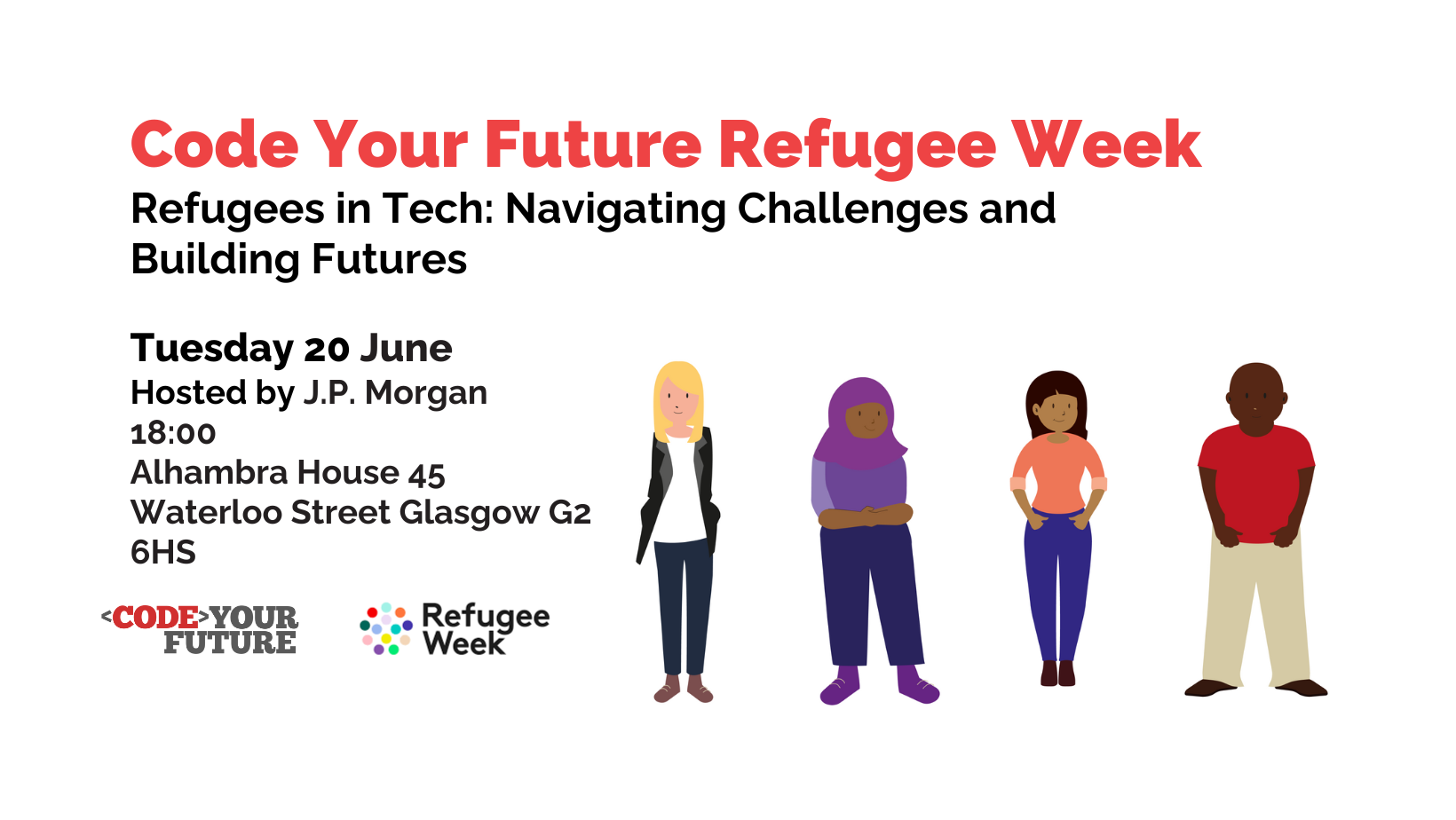 Refugees in Tech: Navigating Challenges, Building Futures (Glasgow)