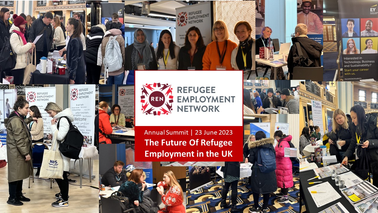 The Future Of Refugee Employment In The UK Refugee Week   REN Summit Banner 2023 