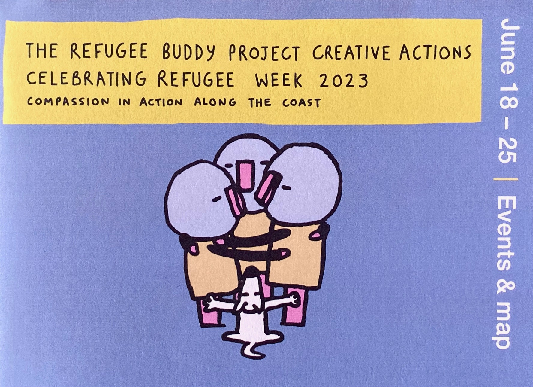 The Refugee Buddy Project Creative Actions Celebrating Refugee Week in Hastings, St Leonards, Bexhill, Eastbourne, Rye