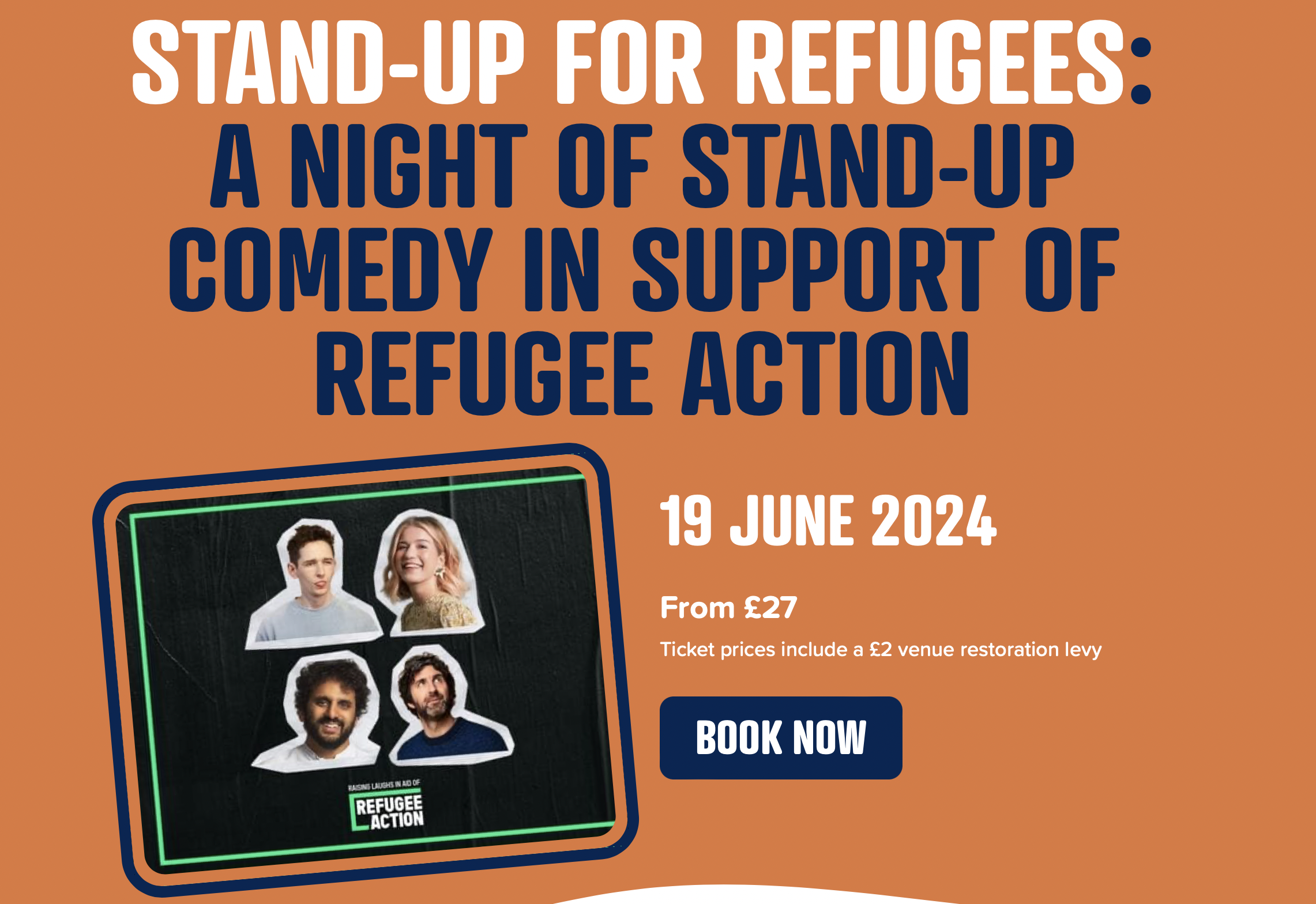 STAND-UP FOR REFUGEES: A NIGHT OF STAND-UP COMEDY IN SUPPORT OF REFUGEE ACTION